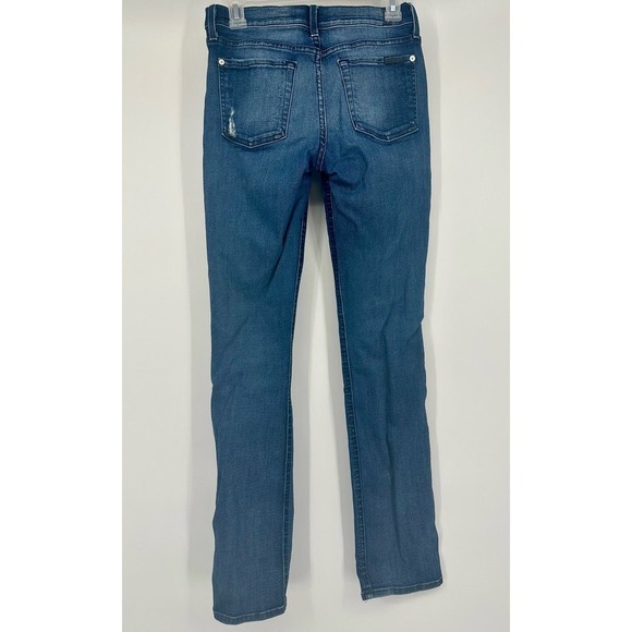 7 for all mankind Midrise modern straight jeans - Picture 5 of 9